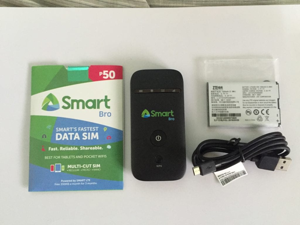 smart bro 4g pocket wifi unboxing