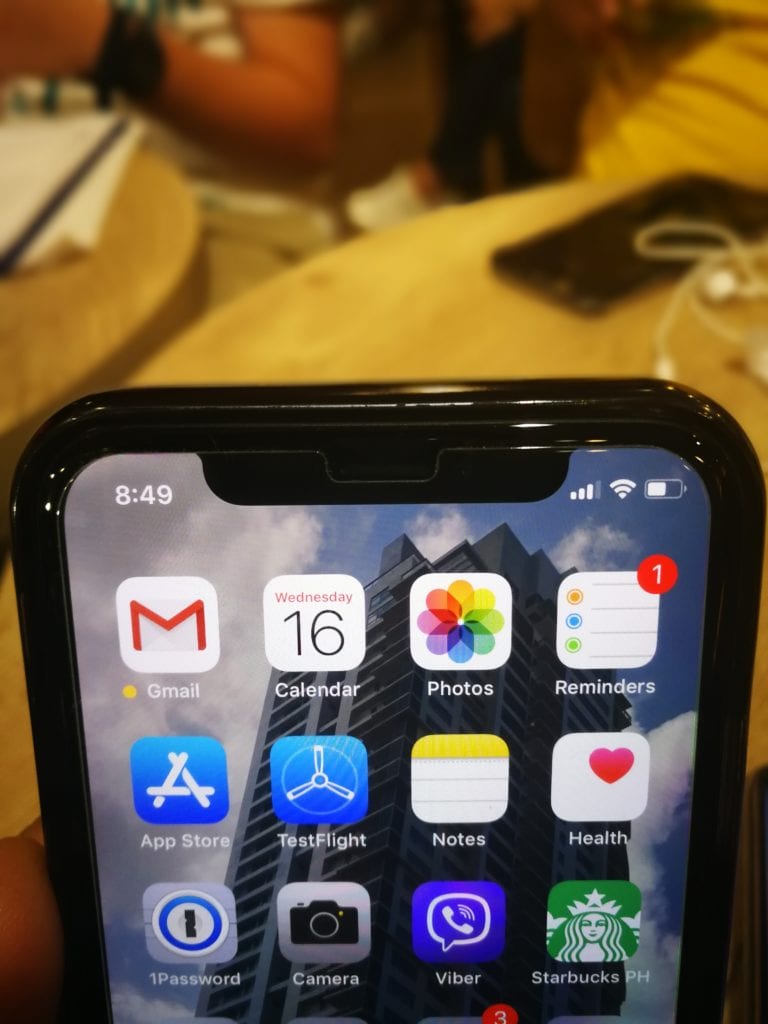 iPhone X with the Notch (State of Smartphones 2018)