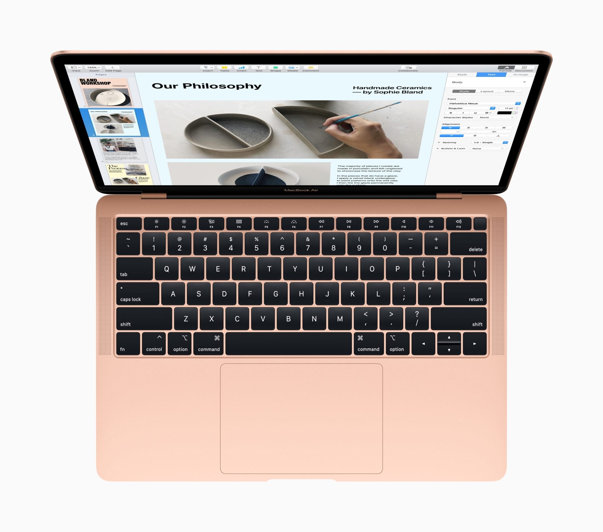 New MacBook Air - Keyboard, Trackpad