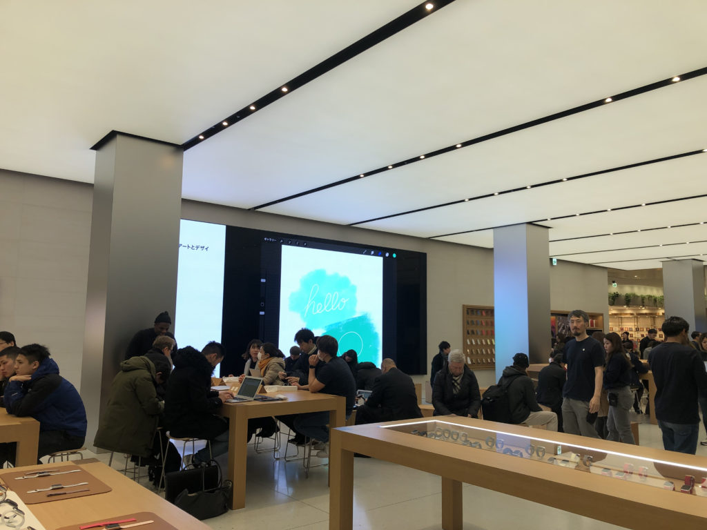 Today at Apple in Apple Shinjuku
