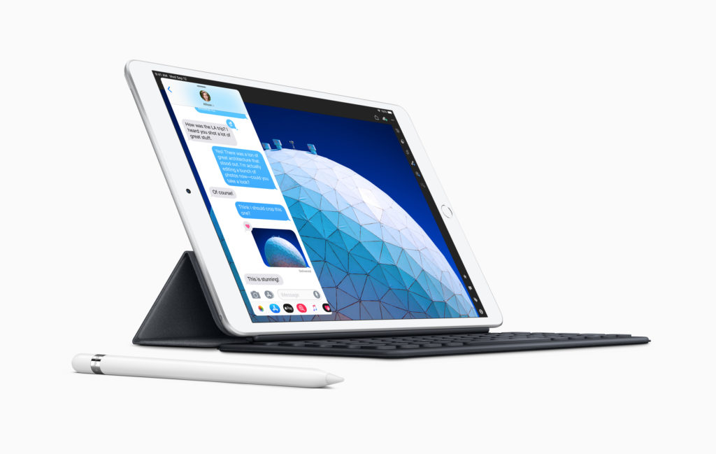 10.5 inch iPad Air with Apple Pencil and Smart Keyboard