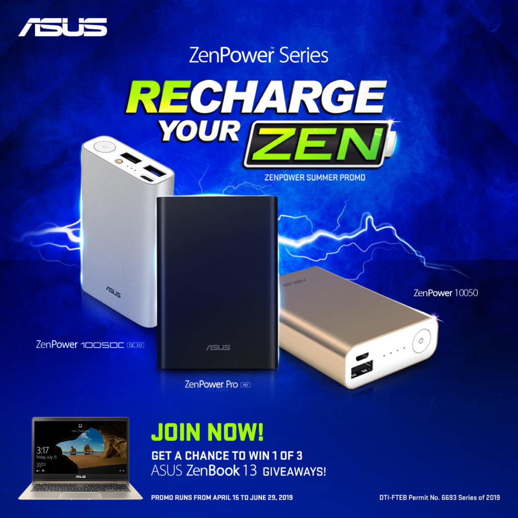 ASUS ZenPower Series - RECHARGE YOUR ZEN Promo