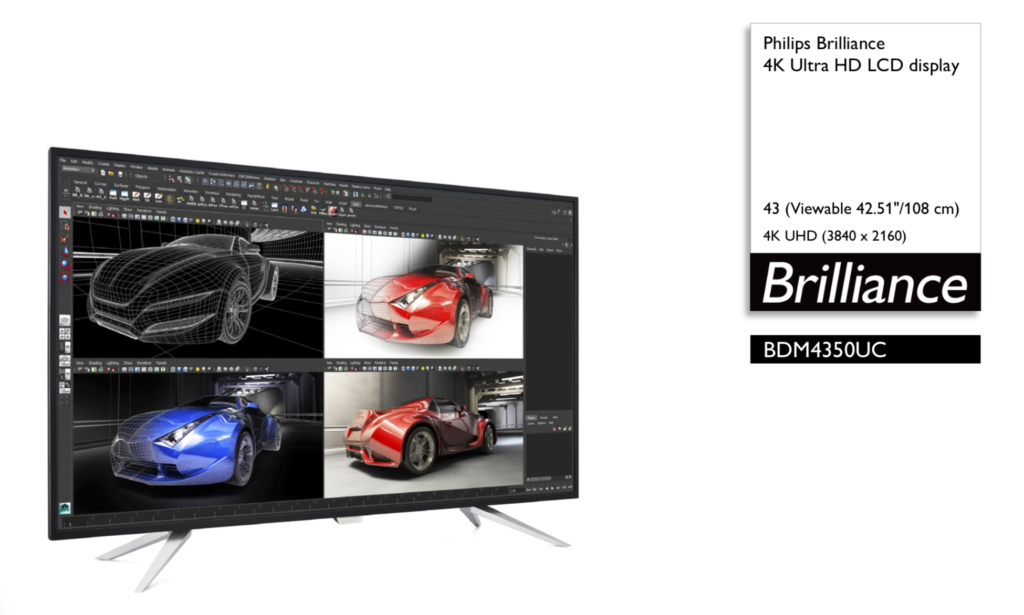 Philips Monitors - Brilliance 4K Ultra HD LCD Display