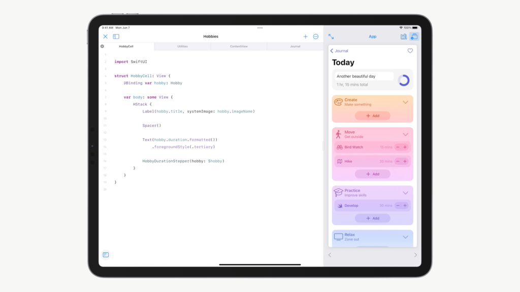 WWDC 2021 - Swift Playgrounds on iPad